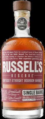 Russell's Reserve Kentucky Straight Bourbon Whisky Single Barrel Private Barrel Selection New Charred White Oak Bay Area Bourbon Drinkers 55% 700ml