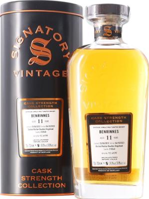 Benrinnes 2012 SV Cask Strength Collection Dechar Rechar Bourbon Hogshead 59% 700ml