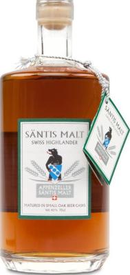 Santis Malt Edition Sigel Swiss Highlander Small Oak Beer Casks 40% 700ml