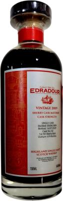 Edradour 2009 1st Fill Sherry Butt #82 54.6% 700ml