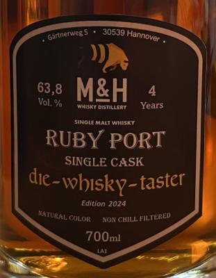 M&H 2024 UD die-whisky-taster Edition 2024 Die Whisky-Taster 63.8% 700ml