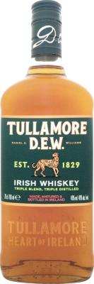 Tullamore Dew Irish Whisky Triple Blend Triple Distilled 40% 700ml