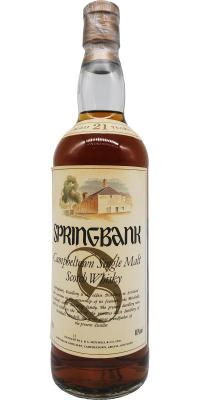 Springbank 21yo Distillery Picture Label 46% 700ml