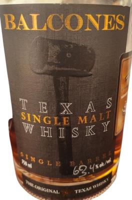 Balcones Texas Single Malt Whisky 63.4% 750ml