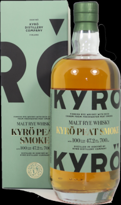 Kyro Peat Smoke Malt Rye Whisky 47.2% 700ml