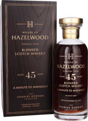 House of Hazelwood 45yo The Charles Gordon Collection Minute to Midnight 58.6% 700ml