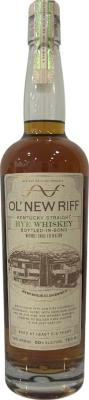 Ol'New Riff 6yo Kentucky Straight Rye Whisky 50% 750ml