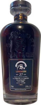 Longmorn 1996 SV Cask Strength Collection Symington's Choice 59.3% 700ml