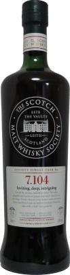 Longmorn 1989 SMWS 7.104 Inviting deep intriguing 2nd Fill Butt 52.6% 700ml