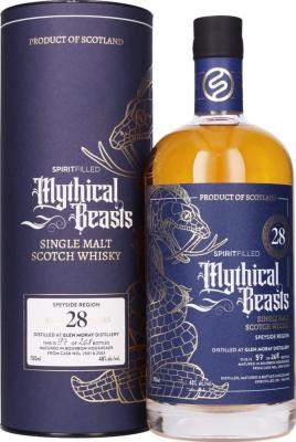 Glen Moray 28yo SpFi Mythical Beasts 48% 700ml