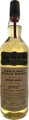 Benrinnes 2007 ED The 1st Editions Refill Hogshead 56% 700ml