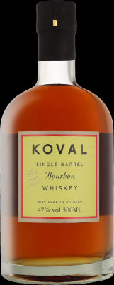 Koval Single Barrel Bourbon Whisky Certified Organic 47% 500ml