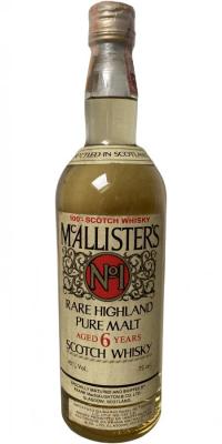 McAllister's 6yo Mario Rossi 40% 750ml