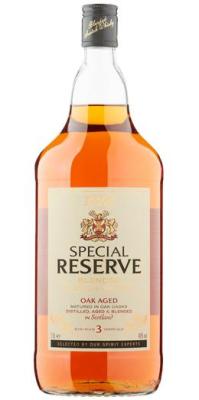 Special Reserve 3yo Oak Aged Tesco 40% 1500ml