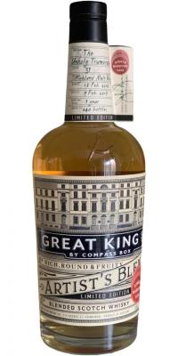 Great King Street Artist's Blend The Unholy Triumvirate Heart Single Marrying Cask Limited Edition #31 49% 750ml