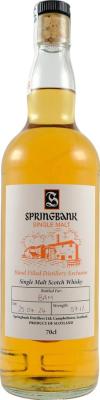 Springbank Hand Filled Distillery Exclusive BAM 57.1% 700ml