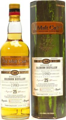 Coleburn 1980 DL The Old Malt Cask Refill Butt 50% 700ml