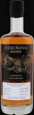 Stauning 2017 Peat Amarone Cask Stauning Destillery Shop Stauning Destillery Shop 54% 700ml