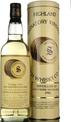 Aultmore 1986 SV Vintage Collection Oak Cask #1953 43% 700ml