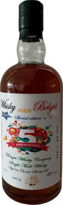 Bruges Whisky Company 5yo 40 Bottles SE deg3 5yo anniversary 55% 500ml