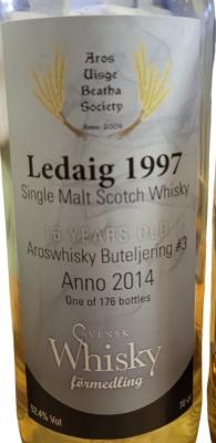 Ledaig 1997 SWf Aroswhisky Buteljering #3 52.4% 700ml