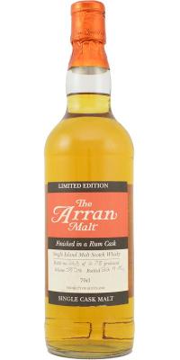 Arran Rum Cask Limited Edition Single Cask Malt 58.5% 700ml