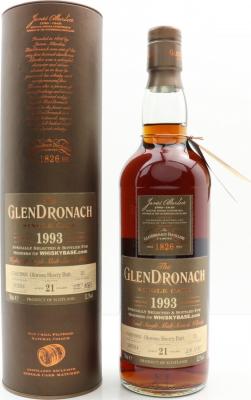 Glendronach 1993 Single Cask Oloroso Sherry Butt #23 Whiskybase.com 52.1% 700ml