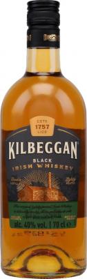 Kilbeggan Spirit 40% Irish Whisky Radar 700ml casks ex-Bourbon Black -