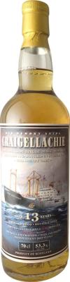 Craigellachie 2009 JW Old Memory Ships HHD Sherry den Vollmatrosen Uwe 53.3% 700ml