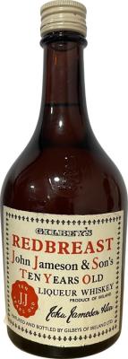 Redbreast 10yo Liquer Whisky Gilbeys of Ireland 40% 378ml