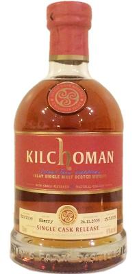 Kilchoman 2009 Single Cask Release Sherry 510/2009 The Country Vintner 61% 750ml