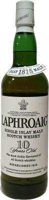 Laphroaig 10yo Vatting of ex-bourbon casks 40% 700ml