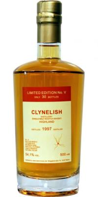 Clynelish 1997 Wnrm Limited Edition No. V Bourbon Cask 54.1% 500ml