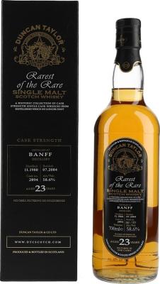 Banff 1980 DT Rarest of the Rare 2894 58.6% 700ml