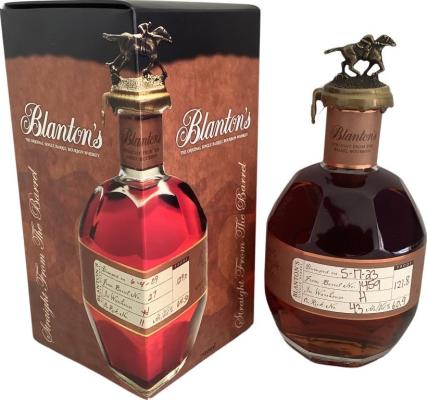 Blanton's Straight FromThe Barrel 60.9% 700ml