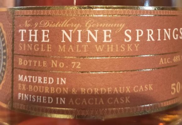 The Nine Springs 2017 48% 500ml