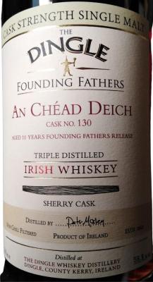 Dingle 10yo Founding Fathers 58.8% 700ml