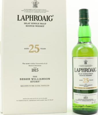 Laphroaig 25yo The Bessie Williamson Story Global Travel Retail 43% 700ml