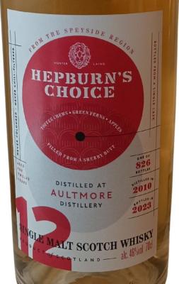 Aultmore 2010 HL Hepburn's Choice 46% 700ml