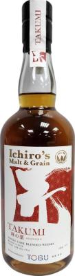 Ichiro's Malt & Grain Single Cask Blended Whisky TOBU Chi Dai Dong Wu 59% 700ml