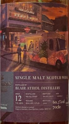 Blair Athol 2010 ElD The Whisky Trail Scottish Rail Guianova 60.2% 700ml