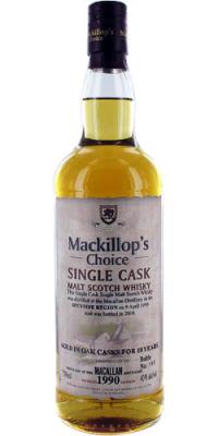 Macallan 1990 McC Single Cask Oak Casks 43% 750ml