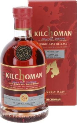 Kilchoman 2008 The Sister Casks A Maturation Journey Hanseatische Weinhandelsgesellschaft 50th Anniversary 51.1% 700ml