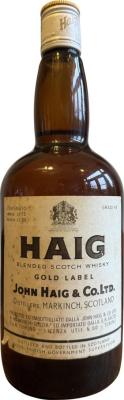 Haig Gold Label Blended Scotch Whisky G.R. Sacco Turijn 40% 750ml