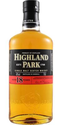 Highland Park 18yo Sherry Oak Casks from Spain 43% 700ml