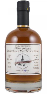 Speyside Single Malt Scotch Whisky Angelo del Speyside Bottled for 4. Kronberger Genuss-Messe Amarone Cask #900855 59.1% 700ml