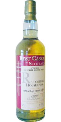 Macallan 1998 JB Best Casks of Scotland Re-Coopered Hogsheads 43% 700ml