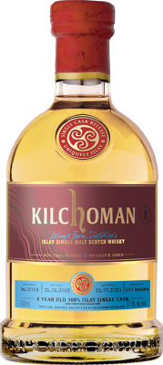 Kilchoman 2015 100% Islay Single Cask Bourbon Barrel LMDW 57.9% 700ml