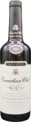 Canadian Club 6yo Imported Uni Handelsgesellschaft MbH D-6600 Saarbrucken 40% 700ml