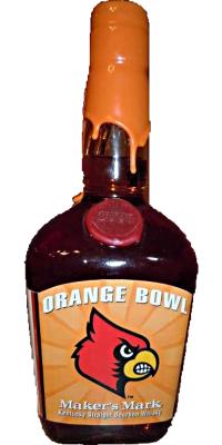 Maker's Mark Orange Wax Orange Bowl American Oak 45% 750ml